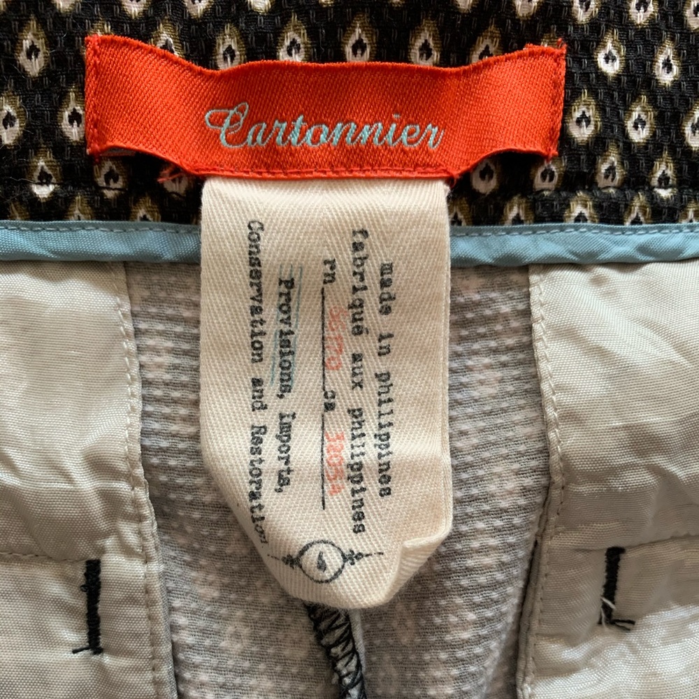Anthropologie Sarah Print High Rise Shorts - Picture 6 of 7